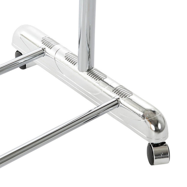 Garderobenständer mit Rädern DKD Home Decor 8424001835270 Bunt Silberfarben Metall Polypropylen Verchromt 86 x 44 x 137 cm