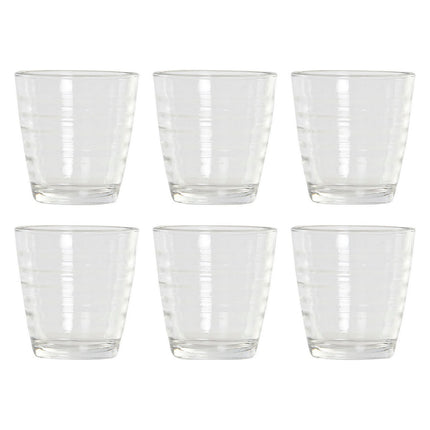 Gläserset DKD Home Decor 250 ml Kristall Durchsichtig (6 pcs)
