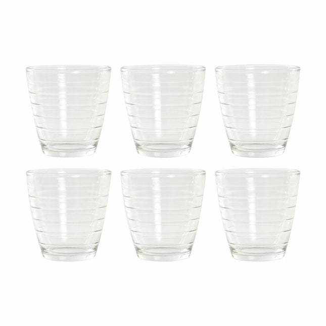 Gläserset DKD Home Decor Kristall Durchsichtig 300 ml (6 pcs)