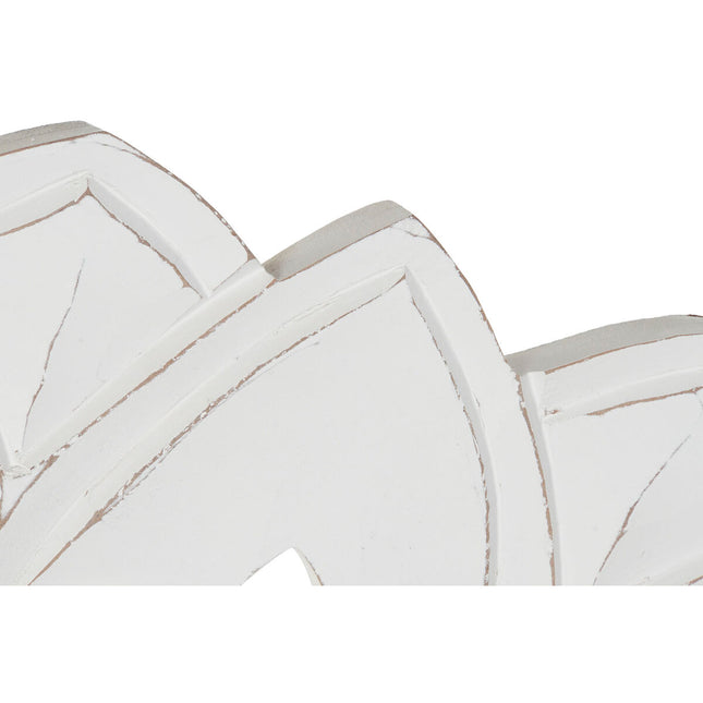 Kopfende des Betts DKD Home Decor MDF Weiß (180 x 3 x 110 cm)