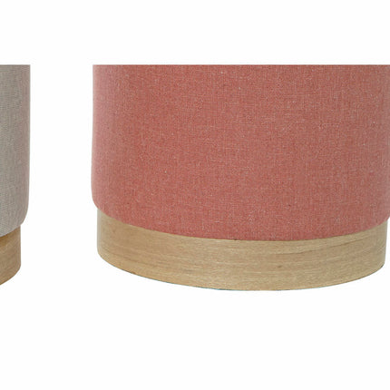 Fußstütze DKD Home Decor 8424001837052 Scandi natürlich Grau Terrakotta 40 x 40 x 40 cm (2 Stück)