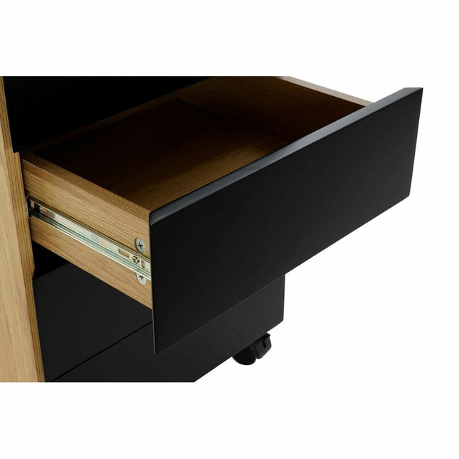 Schubladenschrank DKD Home Decor Schwarz Holz Braun MDF (45 x 40 x 62 cm)