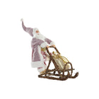 Weihnachtsschmuck DKD Home Decor Rosa Gold Holz Weihnachtsmann (42 x 25 x 48 cm)