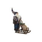 Weihnachtsschmuck DKD Home Decor Holz Polyester Weihnachtsmann (42 x 25 x 48 cm)