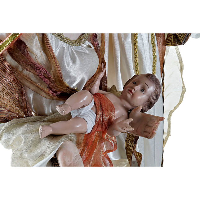 Weihnachtsschmuck DKD Home Decor Weiß Gold Kunststoff 48 x 28 x 90 cm