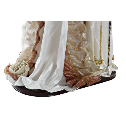 Weihnachtsschmuck DKD Home Decor Weiß Gold Kunststoff 48 x 28 x 90 cm
