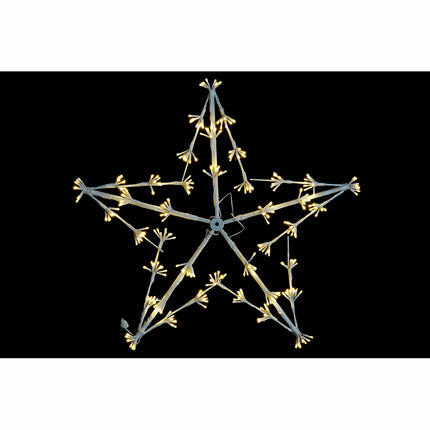 Weihnachtsschmuck DKD Home Decor Weiß Metall Stern 85 x 10 x 85 cm