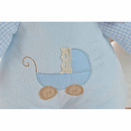 Plüschbär DKD Home Decor Beige Rosa Himmelsblau Hellrosa Metall Musikalisch Für Kinder Bär 30 x 40 cm 16 x 12 x 30 cm (3 Stücke)