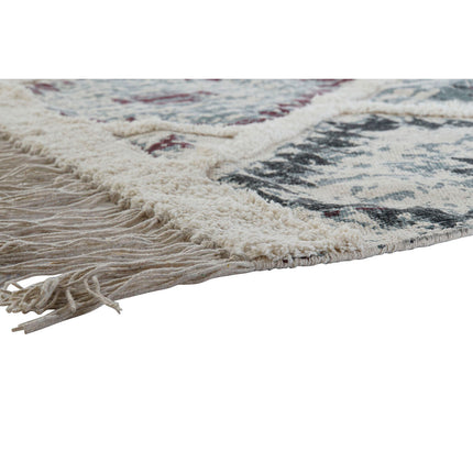 Teppich DKD Home Decor Weiß Rot Baumwolle (200 x 290 x 1 cm)