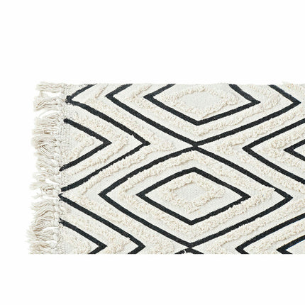 Teppich DKD Home Decor Schwarz Weiß (120 x 180 x 1 cm)
