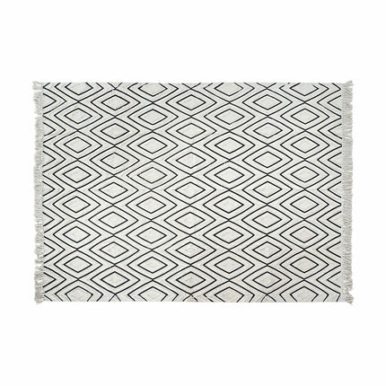 Teppich DKD Home Decor Schwarz Weiß (120 x 180 x 1 cm)