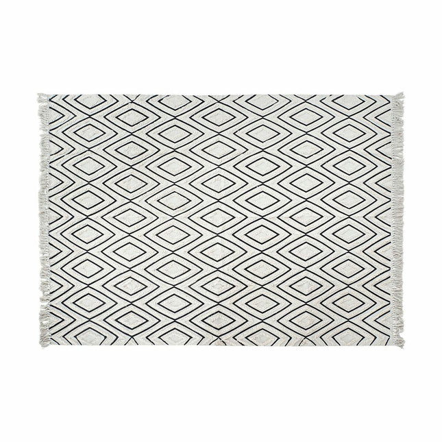 Teppich DKD Home Decor Schwarz Weiß (120 x 180 x 1 cm)