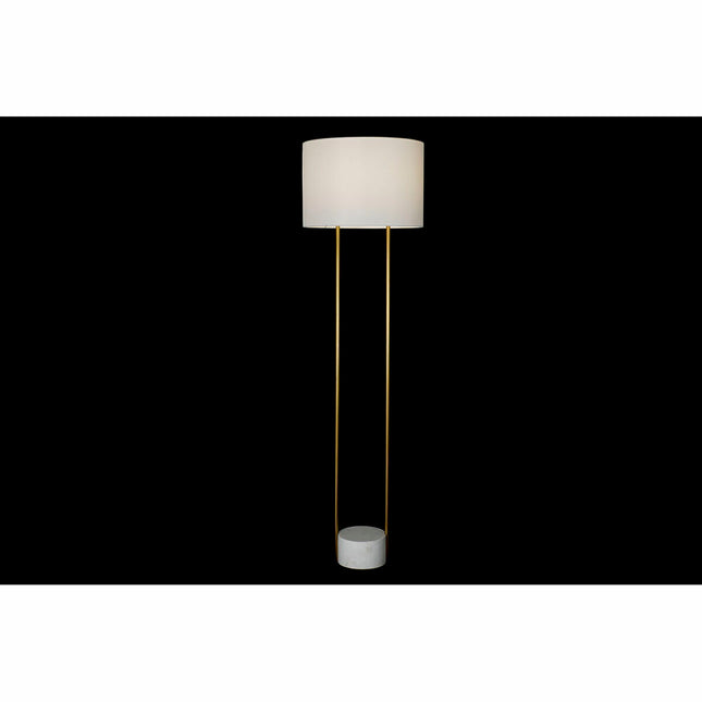 Stehlampe DKD Home Decor 48 x 48 x 170 cm Gold Metall Weiß Marmor 220 V 50 W