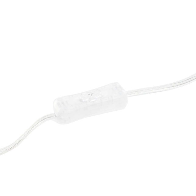 Tischlampe DKD Home Decor Weiß Polyester Metall Marmor 220 V 50 W (33 x 33 x 65 cm)