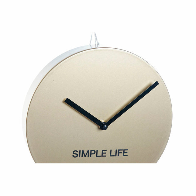 Wanduhr DKD Home Decor 22 x 5,5 x 60 cm Gold Eisen Pendel