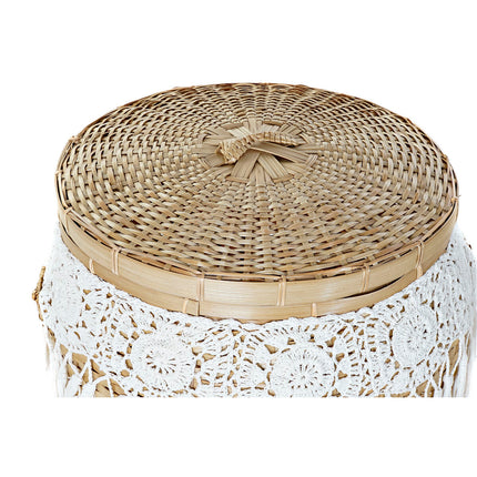Korb-Set DKD Home Decor Bambus 39 x 39 x 45 cm Boho