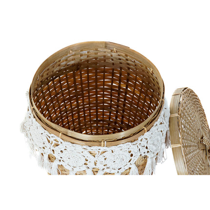 Korb-Set DKD Home Decor Bambus 39 x 39 x 45 cm Boho