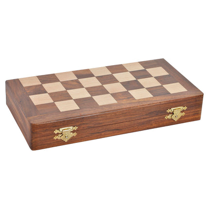 Schach DKD Home Decor 25,5 x 25,5 x 2 cm Beige Braun