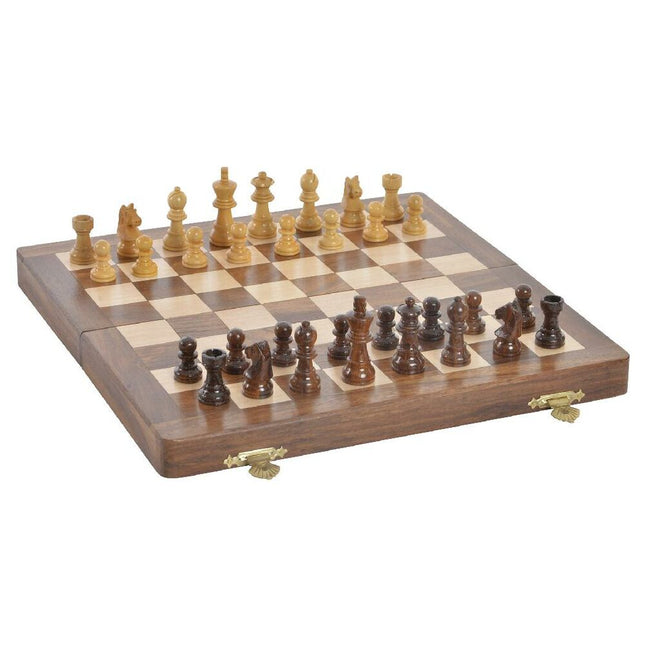 Schach DKD Home Decor 30 x 30,5 x 2 cm Beige Braun