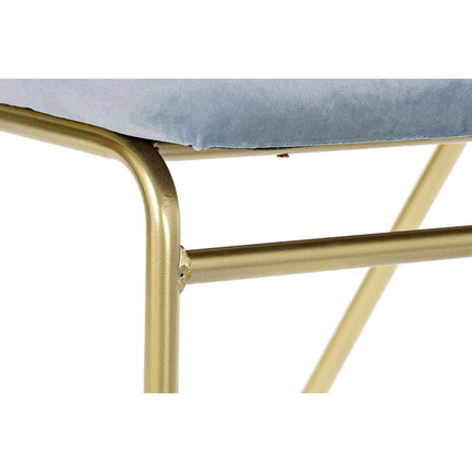 Stuhl DKD Home Decor Himmelsblau 48 x 46 x 72 cm Metall Kunststoff
