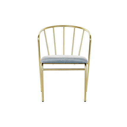 Stuhl DKD Home Decor Himmelsblau 48 x 46 x 72 cm Metall Kunststoff