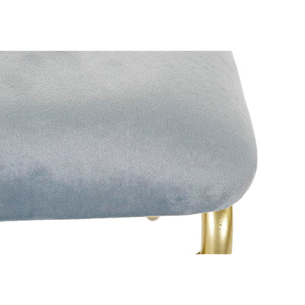 Stuhl DKD Home Decor Himmelsblau 48 x 46 x 72 cm Metall Kunststoff