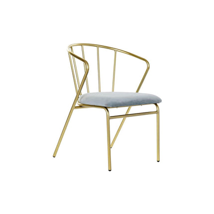 Stuhl DKD Home Decor Himmelsblau 48 x 46 x 72 cm Metall Kunststoff