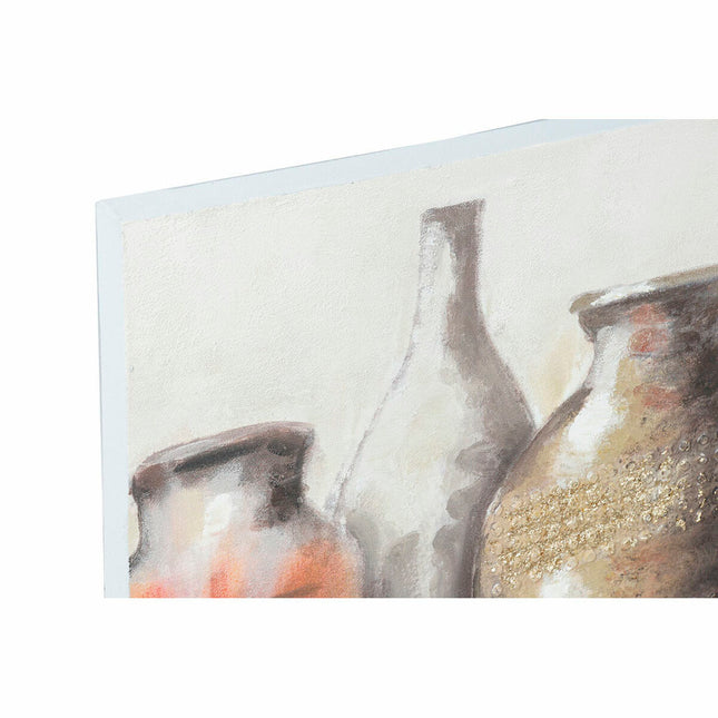 Bild DKD Home Decor Leinwand 90 x 2,7 x 60 cm Vase Cottage (2 Stück)