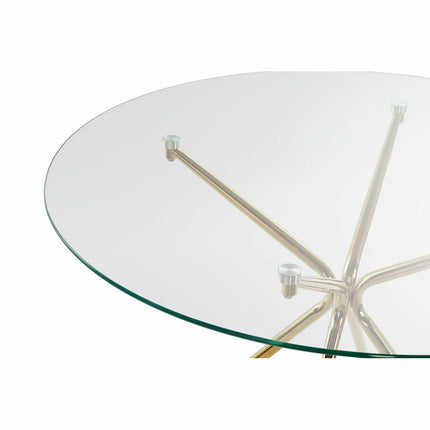 Esstisch DKD Home Decor Kristall Eisen (90 x 90 x 75 cm)