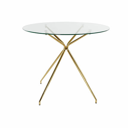 Esstisch DKD Home Decor Kristall Eisen (90 x 90 x 75 cm)
