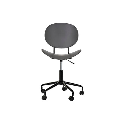 Stuhl DKD Home Decor Metall Dunkelgrau Polypropylen (PP) (51 x 46 x 86 cm)