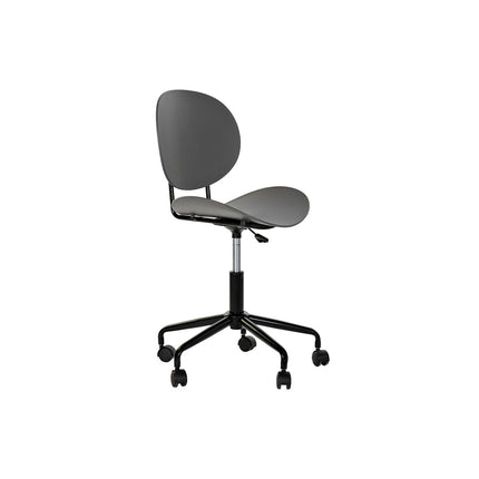 Stuhl DKD Home Decor Metall Dunkelgrau Polypropylen (PP) (51 x 46 x 86 cm)