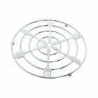 Untersetzer DKD Home Decor Silber Metall (20 x 20 x 1 cm)