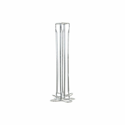 Organizer für Kaffeekapseln DKD Home Decor 13 x 13 x 37 cm Silberfarben Metall