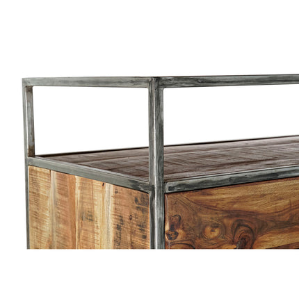 Kommode DKD Home Decor Braun Metall Akazienholz Recyceltes Holz 80 x 40 x 105 cm