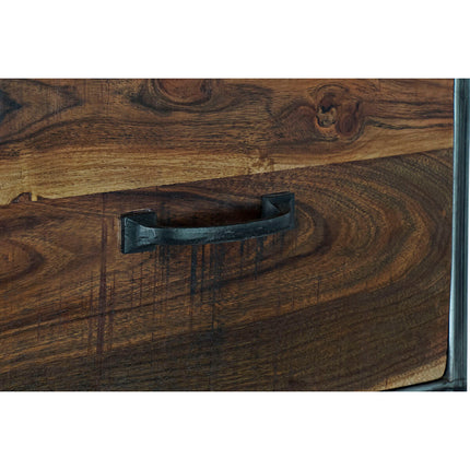 Kommode DKD Home Decor Braun Metall Akazienholz Recyceltes Holz 80 x 40 x 105 cm