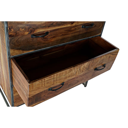 Kommode DKD Home Decor Braun Metall Akazienholz Recyceltes Holz 80 x 40 x 105 cm