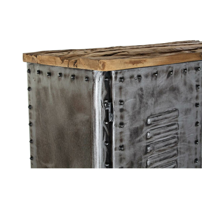 Anrichte DKD Home Decor Grau Metall Holz Braun (83 x 40 x 102 cm)