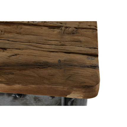 Anrichte DKD Home Decor Grau Metall Holz Braun (83 x 40 x 102 cm)