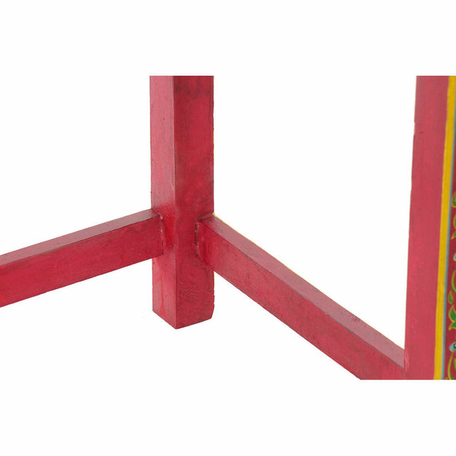 Beistelltisch DKD Home Decor 8424001853250 117 x 40 x 76 cm Spiegel Holz Bunt Acryl Mango-Holz
