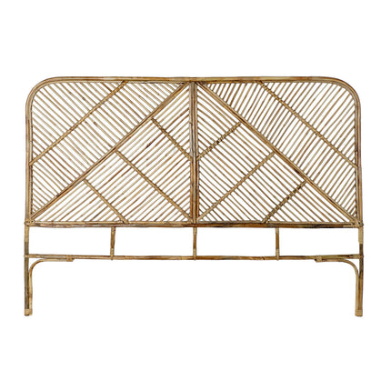 Kopfende des Betts DKD Home Decor natürlich Rattan 175 x 3 x 130 cm