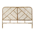 Kopfende des Betts DKD Home Decor natürlich Rattan 175 x 3 x 130 cm