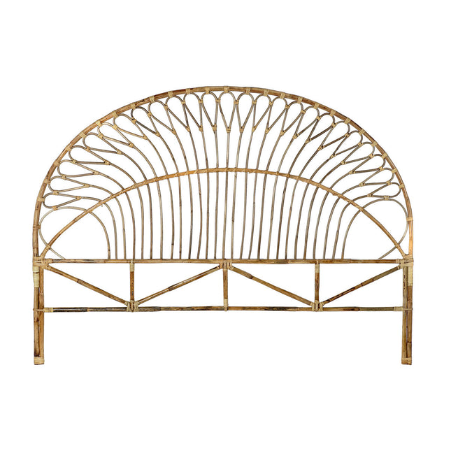 Kopfende des Betts DKD Home Decor natürlich Rattan (177 x 4 x 131 cm)