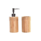 Badezimmer Set DKD Home Decor Bambus (6.8 x 11 x 6 cm) (2 pcs)