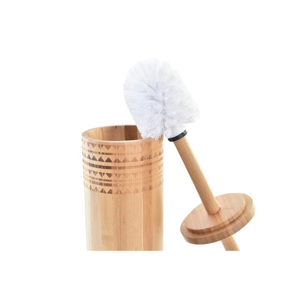 Toilettenbürste DKD Home Decor Bambus (10 x 10 x 24 cm)