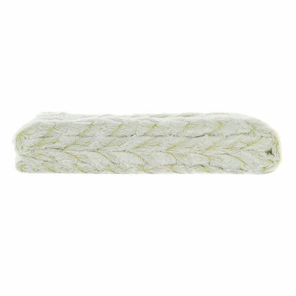 Decke DKD Home Decor Zick-Zack 130 x 170 x 2 cm Weiß Berg