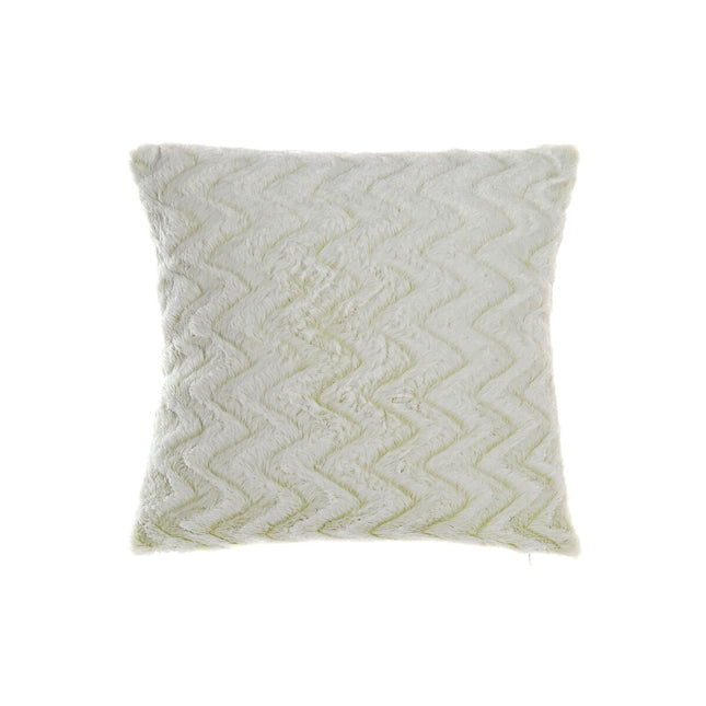 Kissen DKD Home Decor 45 x 10 x 45 cm Zick-Zack Weiß