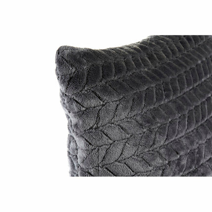 Kissen DKD Home Decor 45 x 10 x 45 cm Dunkelgrau