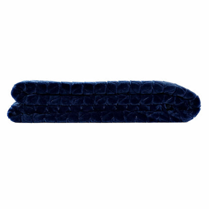 Decke DKD Home Decor Pfeile 130 x 170 x 2 cm Marineblau Grundlegend