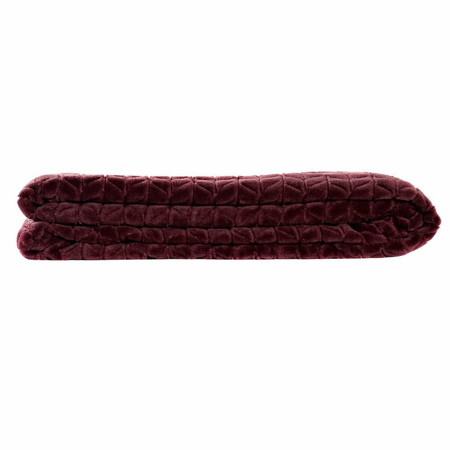 Decke DKD Home Decor Pfeile 150 x 200 x 2 cm Violett Grundlegend
